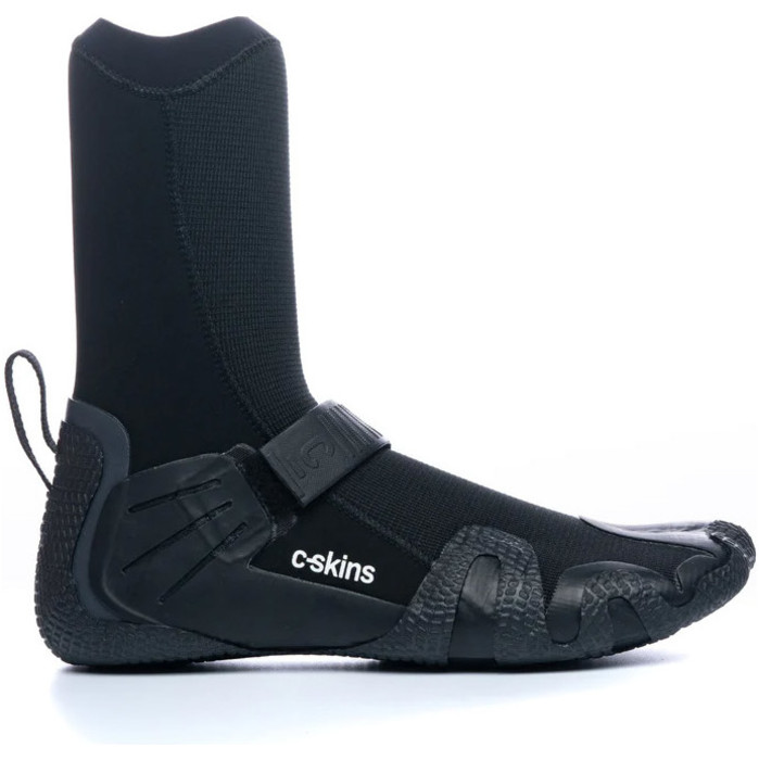 2024 C-Skins Wired 5mm Hidden Split Toe Wetsuit Boots C-BOWI5HST - Black